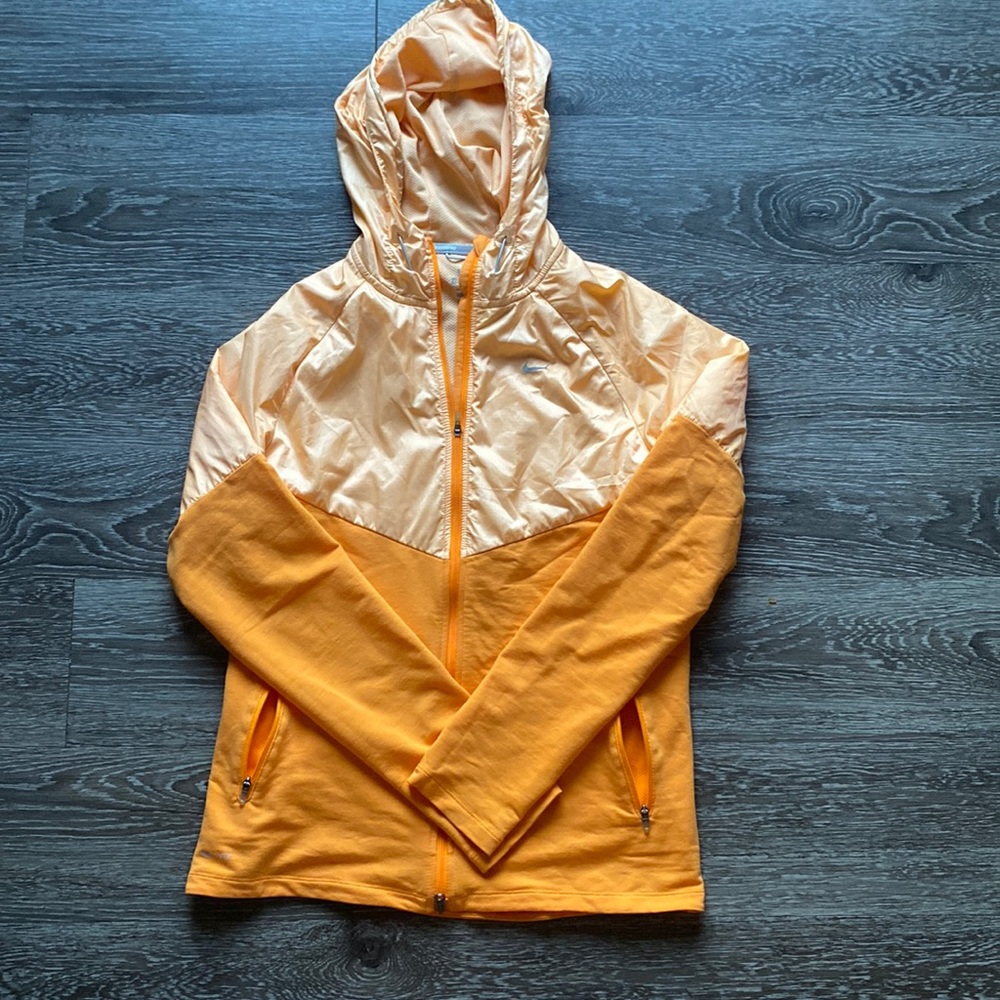 Orange Two-Toned Nike Windbreaker